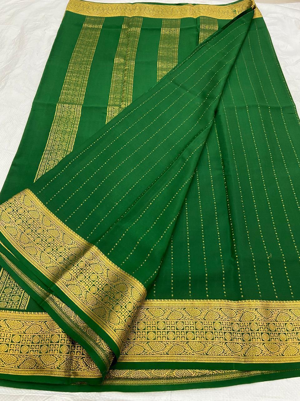 Pure Mysore silk KSIC thickness sarees