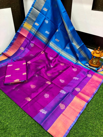 Uppada silk Topi Butta sarees