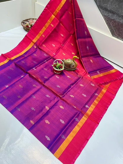 Uppada nakshatra butta sarees
