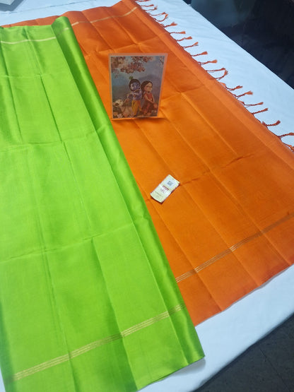 Pure kanchipuram plain silk sarees