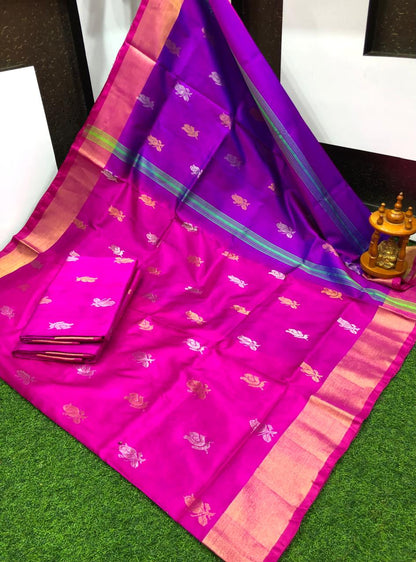 Uppada silk Topi Butta sarees