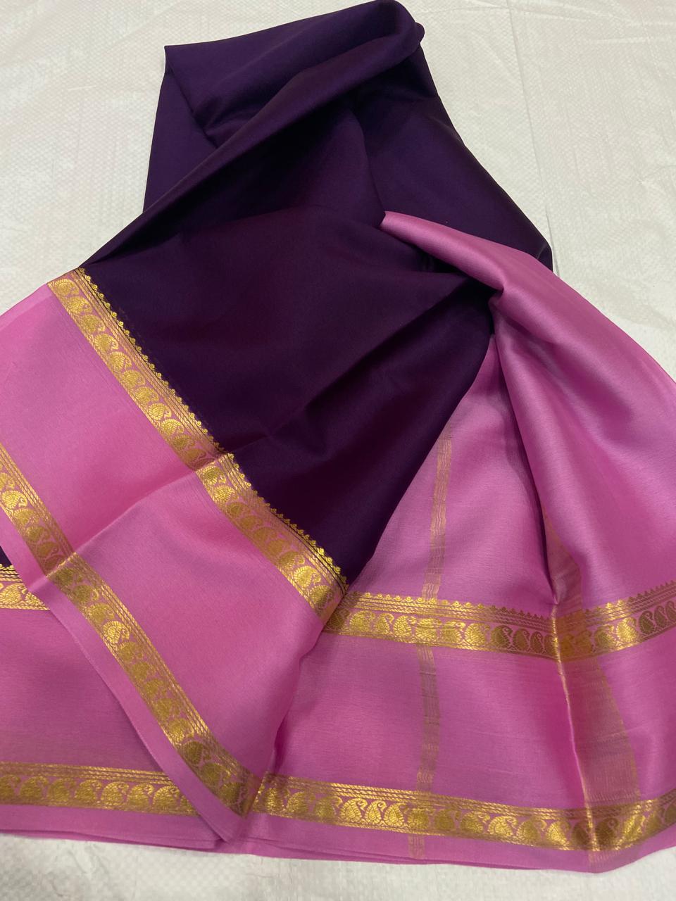 Pure Mysore silk 65 counts sarees