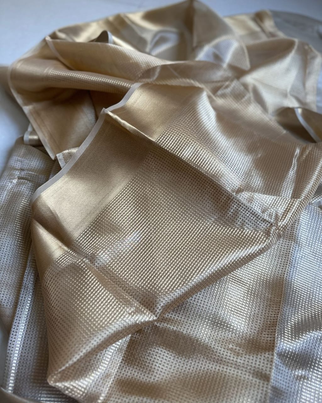 Gold banarasi Tissue silk sarees