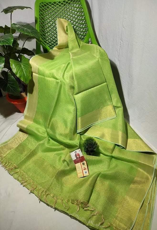 Pure 150 counts Tissue linen sarees