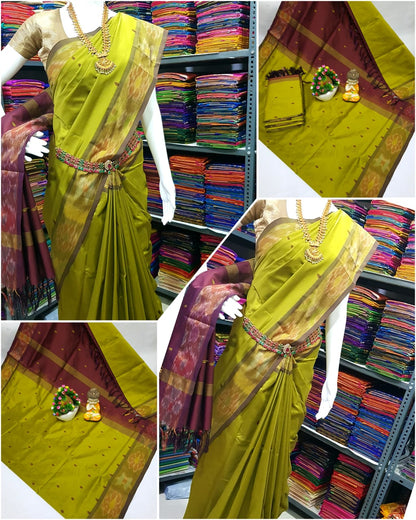 Tripura silk Nakshatra butta sarees