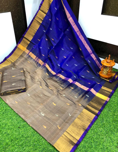 Uppada silk sarees with butti work