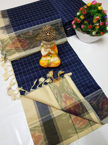 Uppada Tripura silk checks sarees