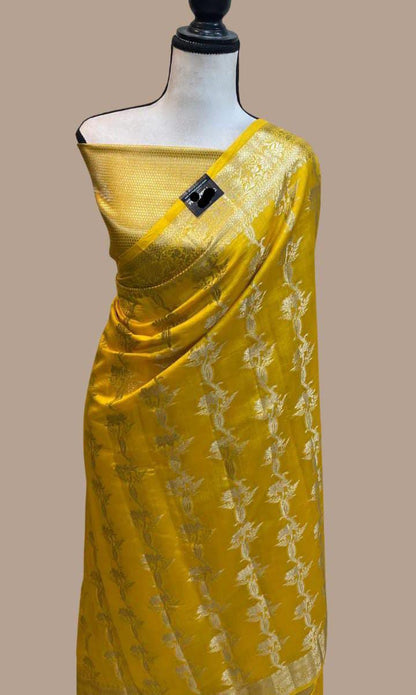 Semi Banarasi Georgette warm silk sarees