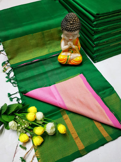Tripura silk Langa Voni Sarees