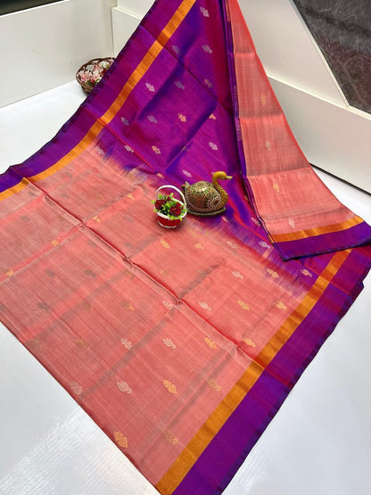 Uppada nakshatra butta sarees