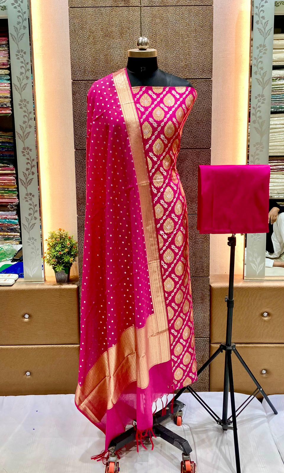 Banarasi silk suit