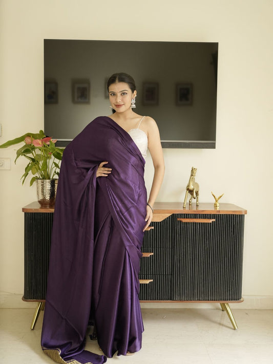 Plain katan soft silk cotton sarees