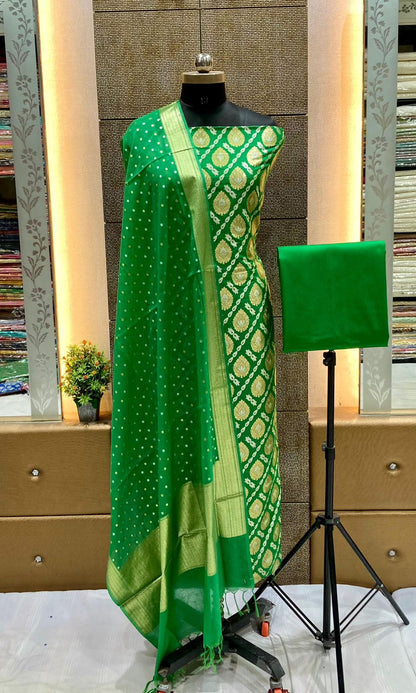 Banarasi silk suit