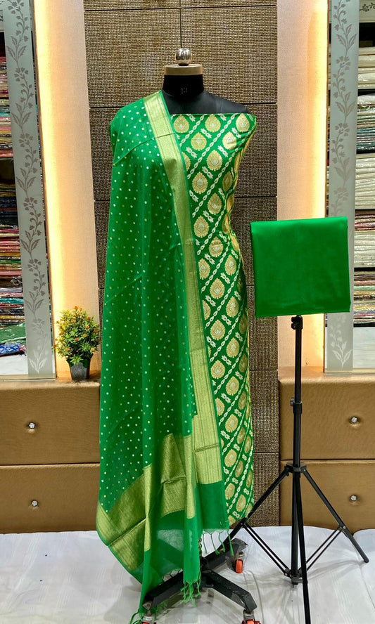 Banarasi silk suit