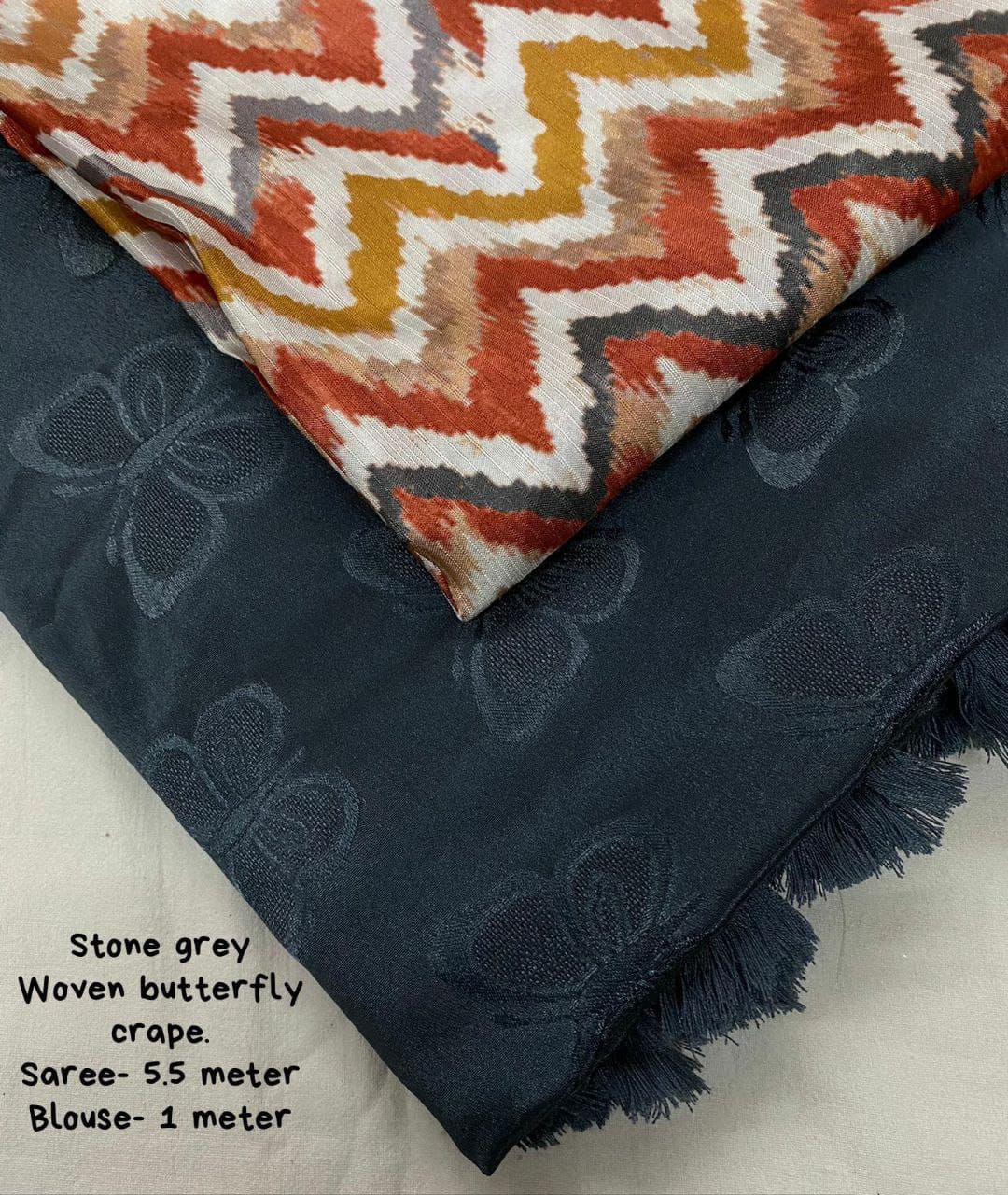 Bombay crepe silk sarees