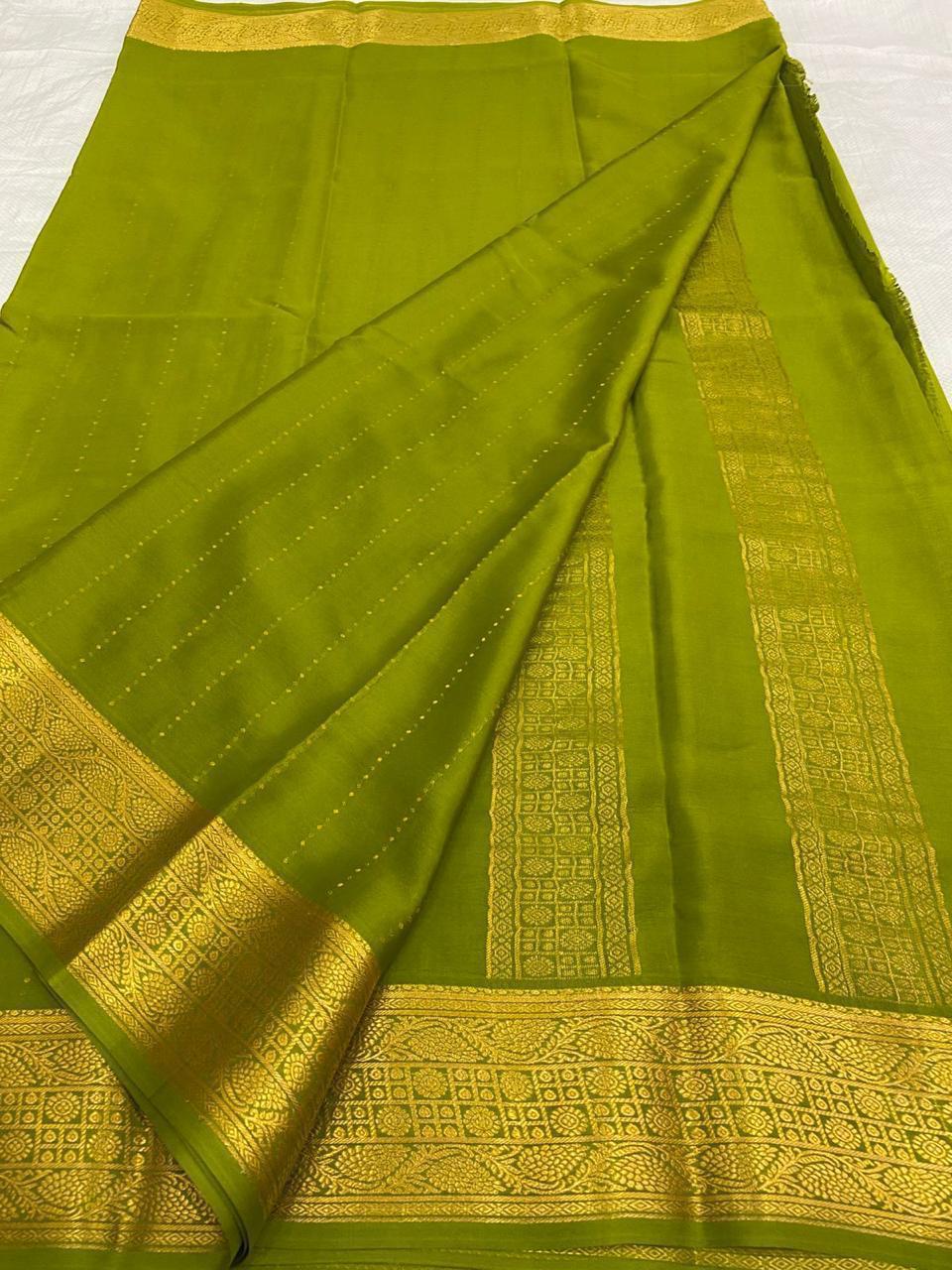 Pure Mysore silk KSIC thickness sarees