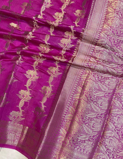 Semi Banarasi Georgette warm silk sarees