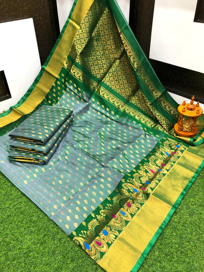Uppada silk Anchulatha border sarees