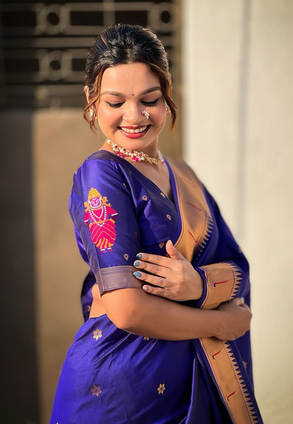 Vittala design Paithani Sarees