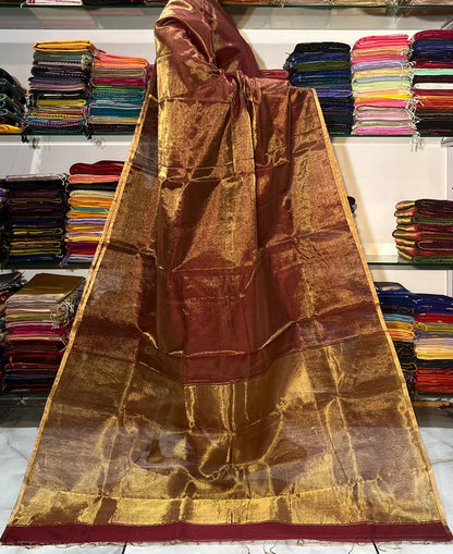 Maheshwari Handloom Tissue silk sarees