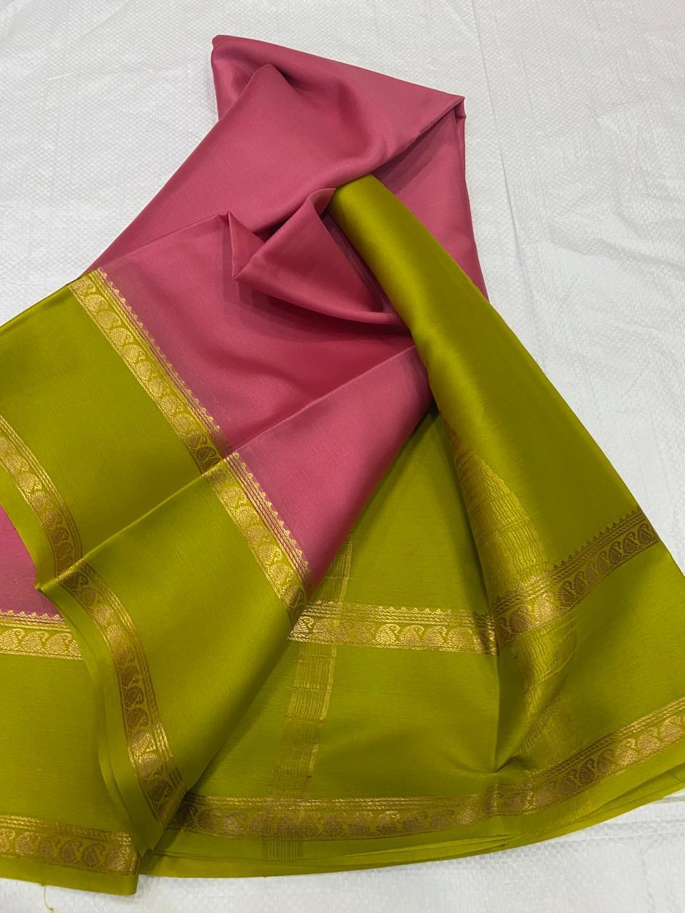 Pure Mysore silk 65 counts sarees