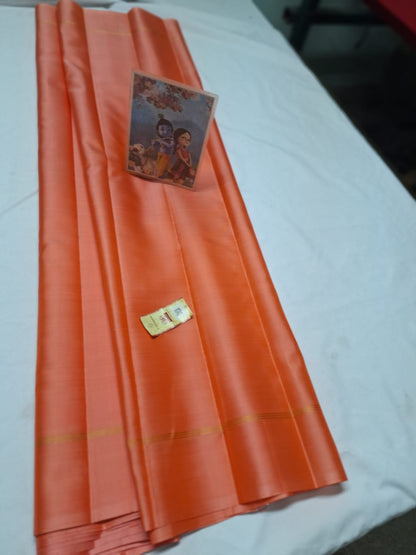Pure kanchipuram plain soft silk sarees