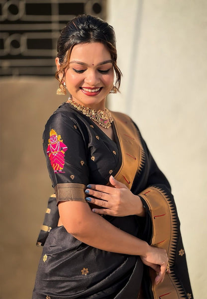 Vittala design Paithani Sarees