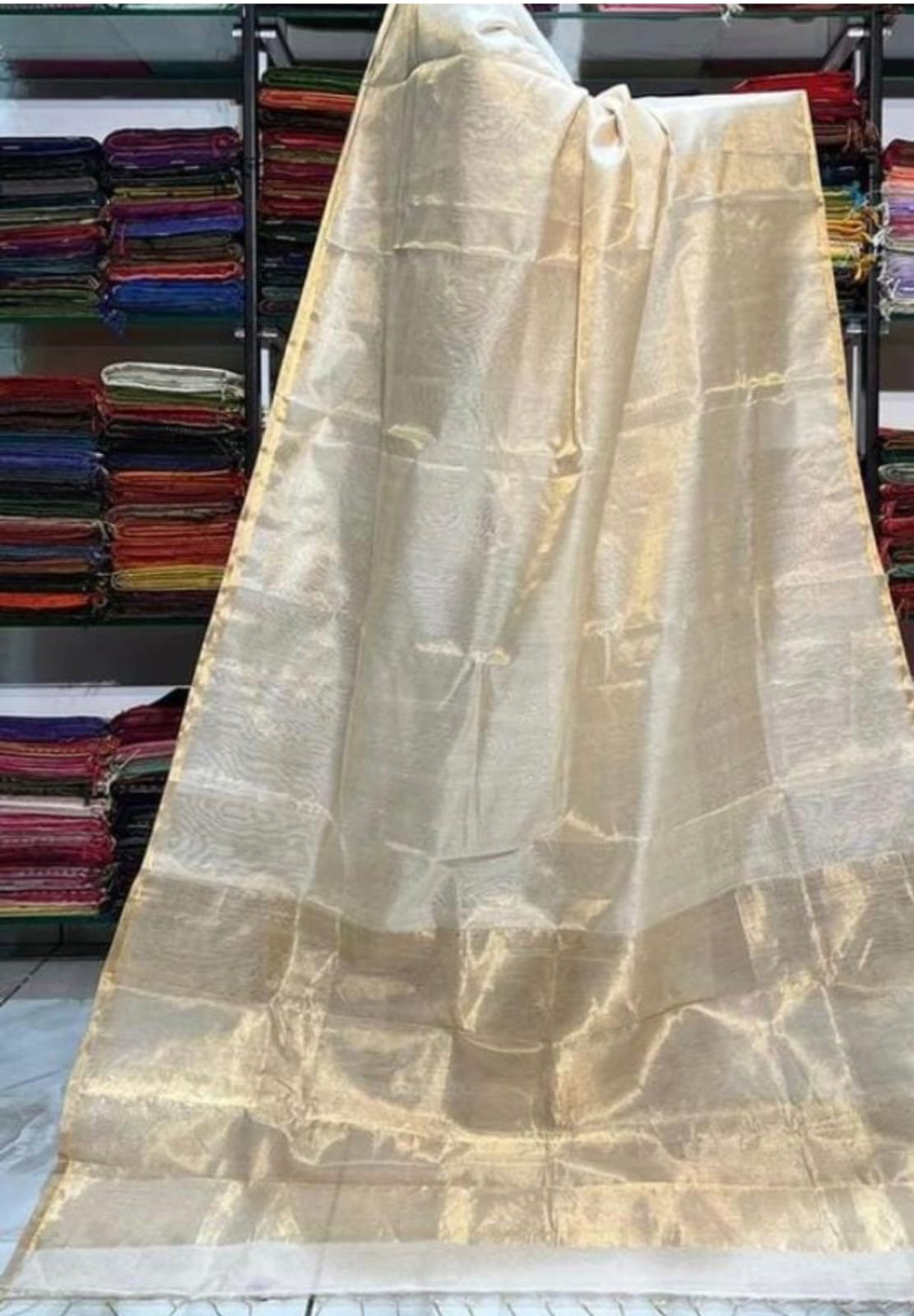 Maheshwari Handloom Tissue silk sarees