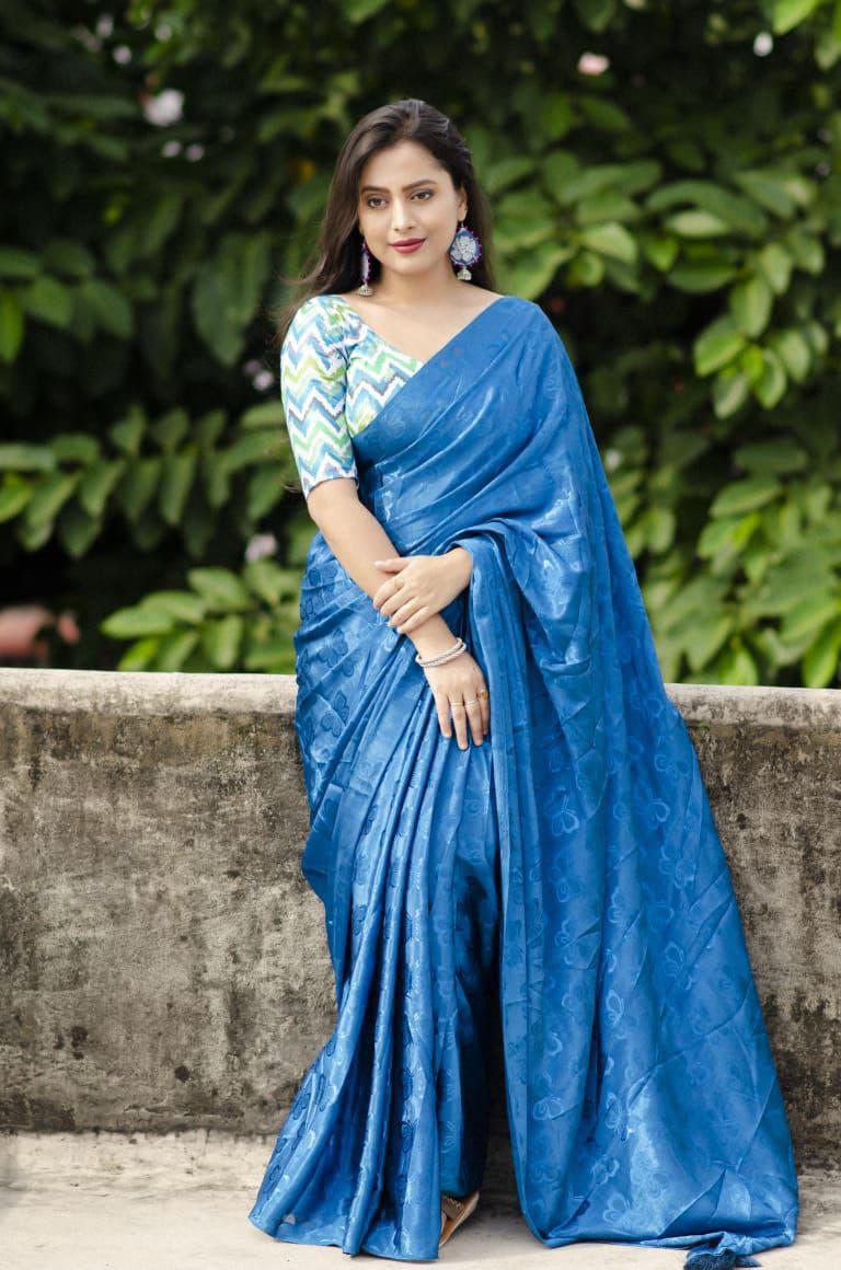Bombay crepe silk sarees