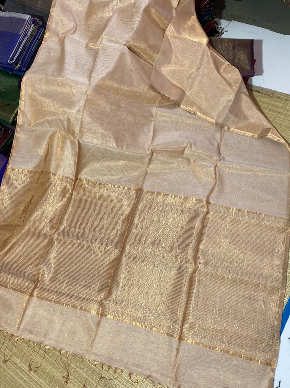 Maheshwari Handloom Tissue silk sarees