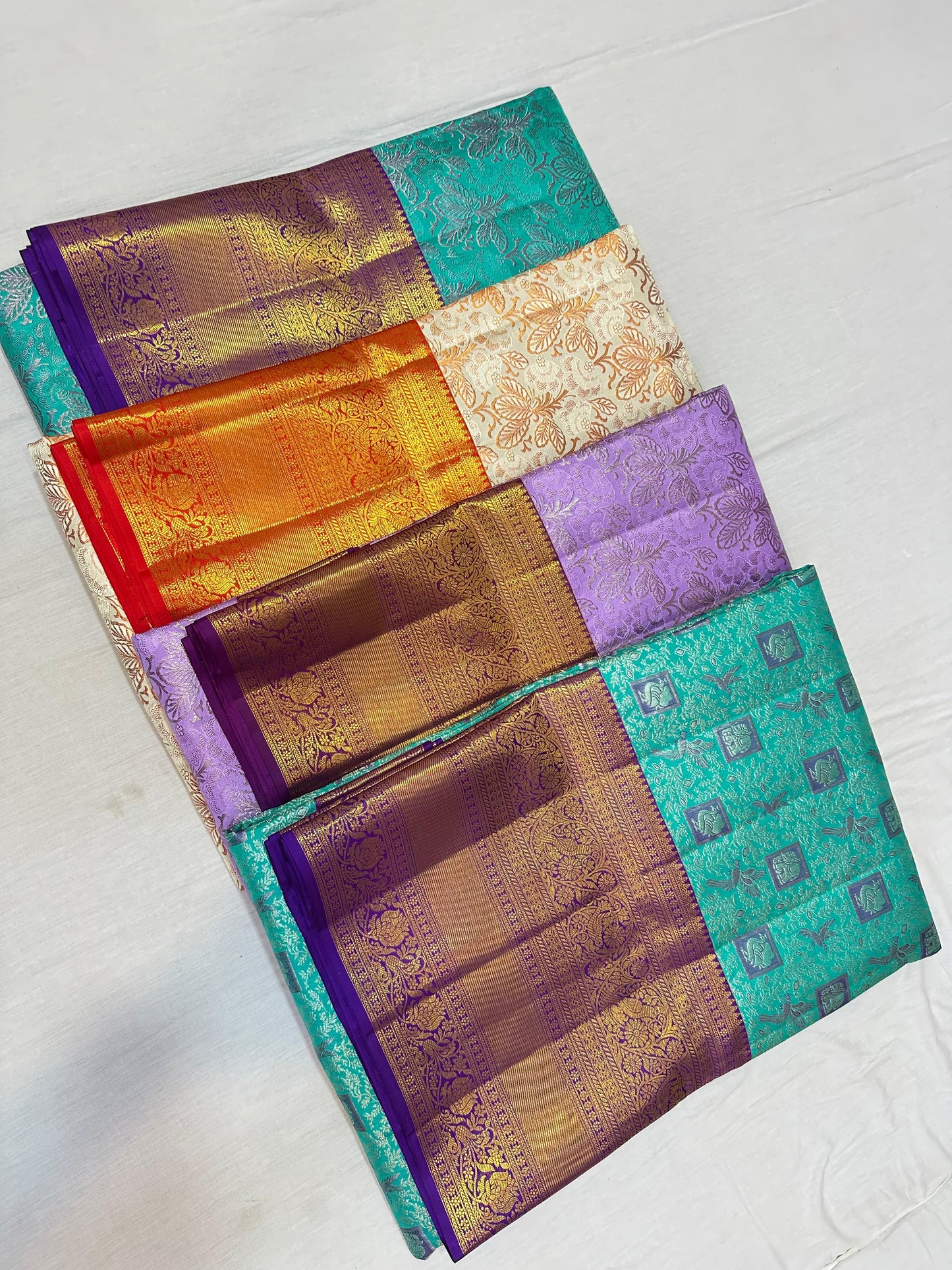 Pure kanchipuram bridal silk sarees