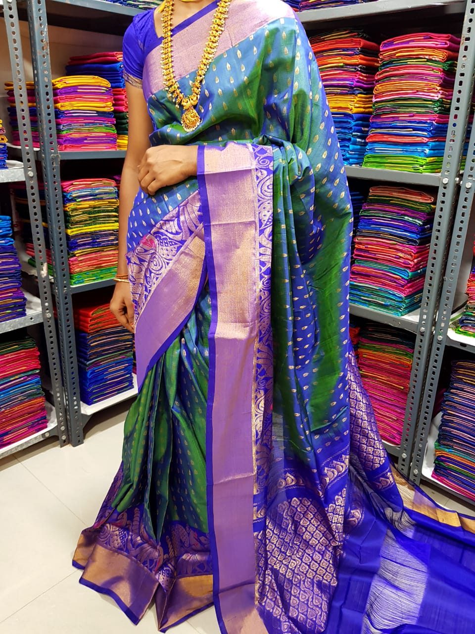 Uppada silk Anchulatha border sarees