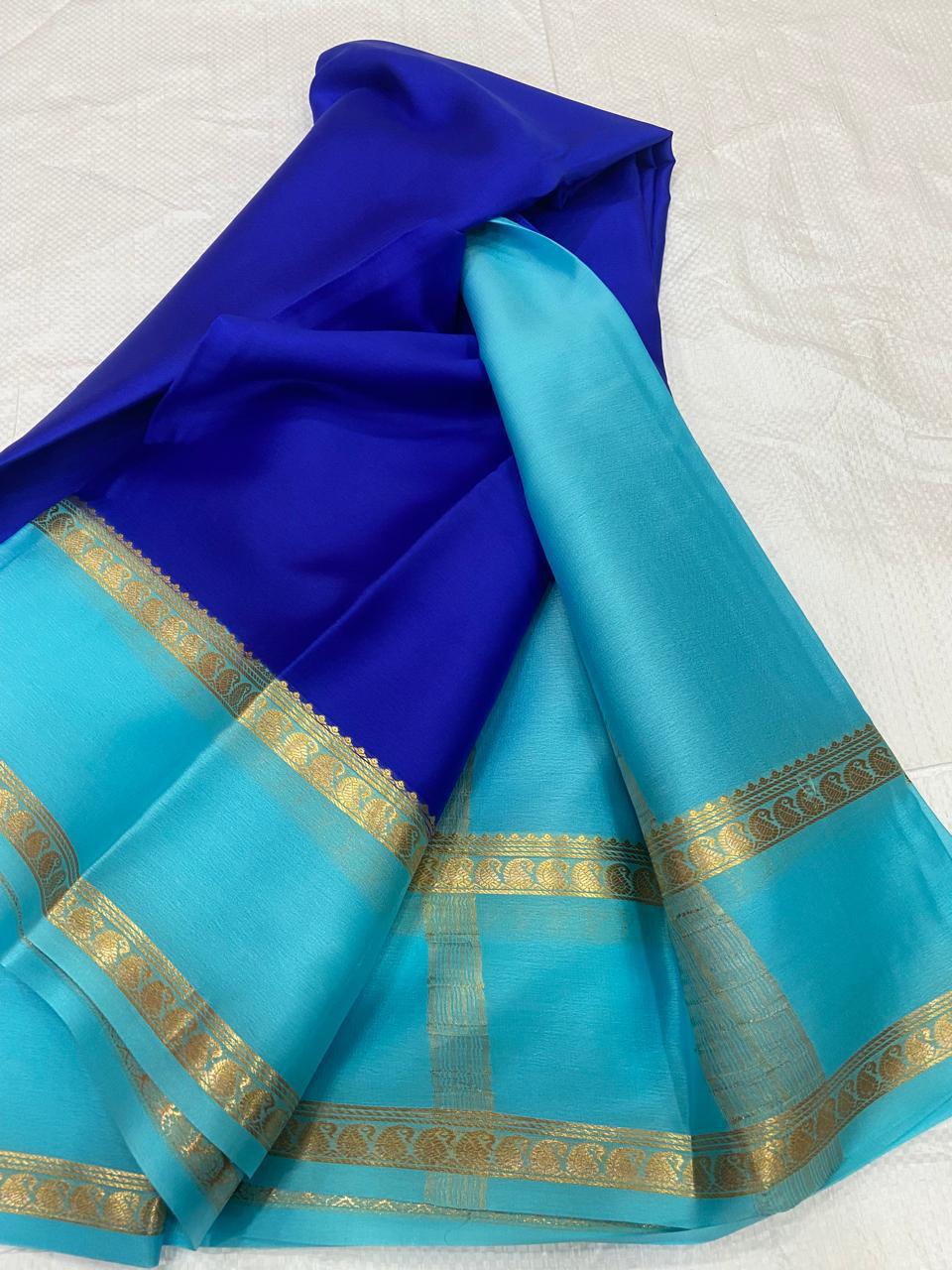 Pure Mysore silk 65 counts sarees
