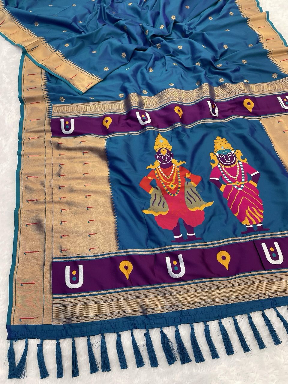 Vittala design Paithani Sarees