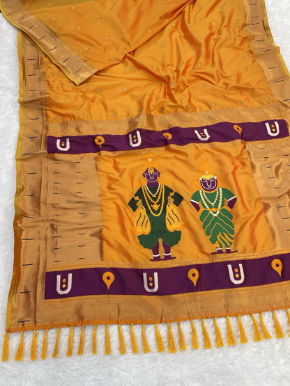 Vittala design Paithani Sarees