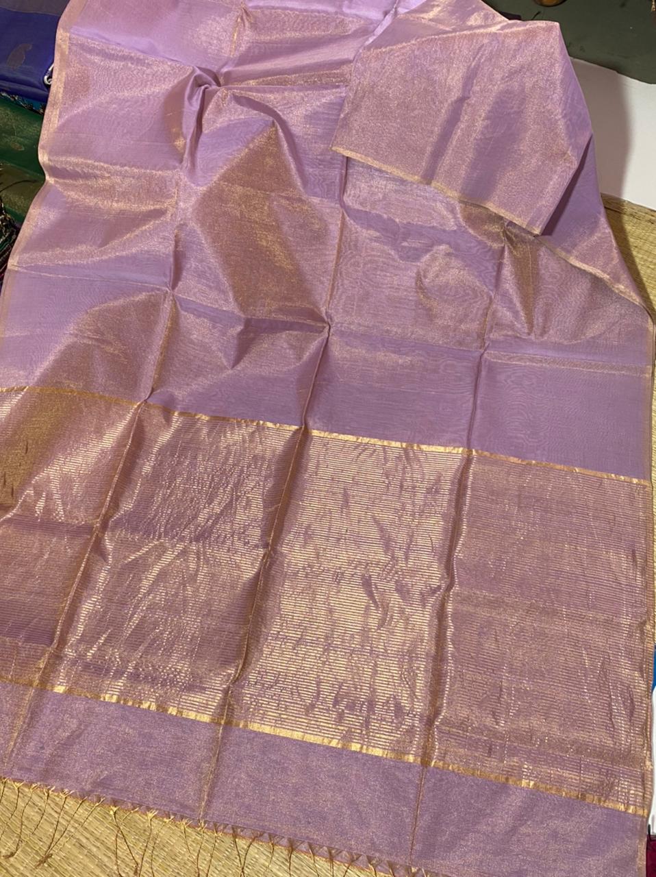 Maheshwari Handloom Tissue silk sarees