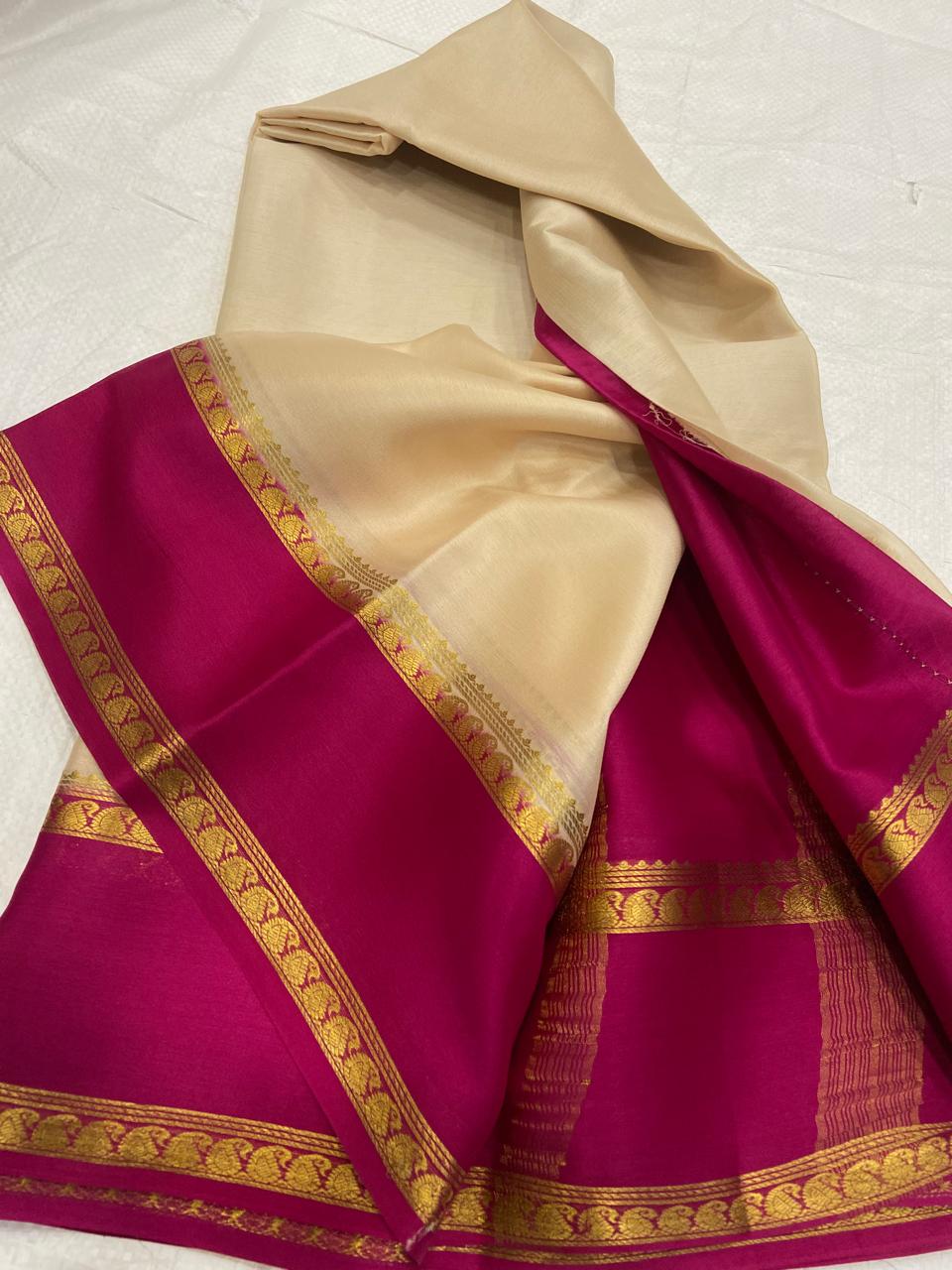Pure Mysore silk 65 counts sarees