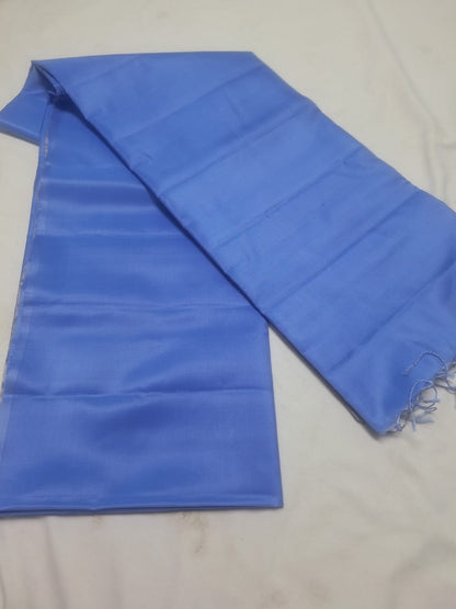 Pure kanchipuram plain soft silk sarees
