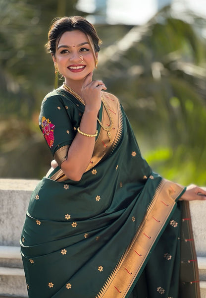 Vittala design Paithani Sarees