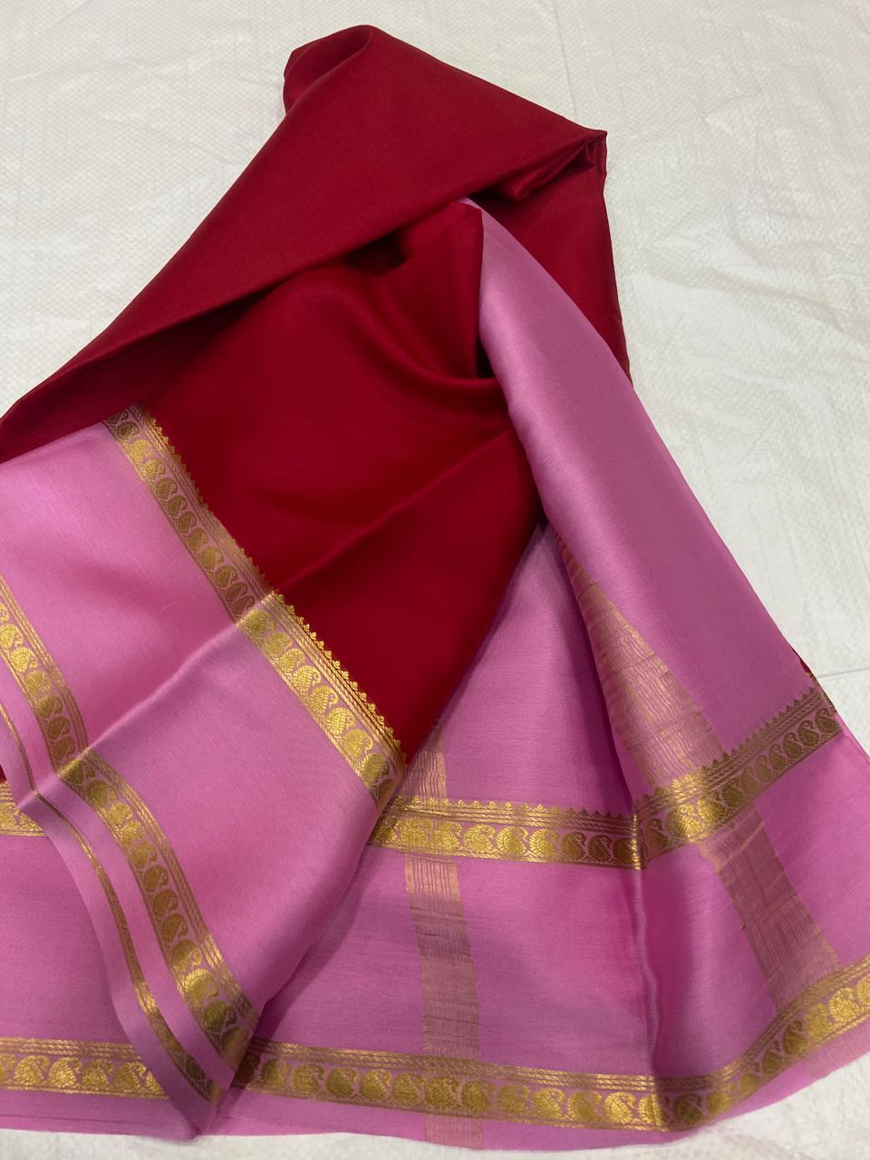 Pure Mysore silk 65 counts sarees