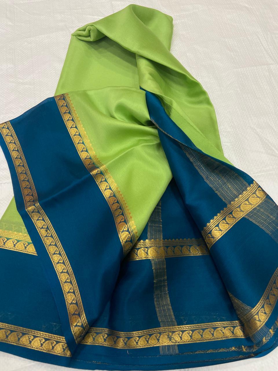 Pure Mysore silk 65 counts sarees