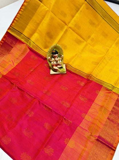 Uppada silk sarees with butti work