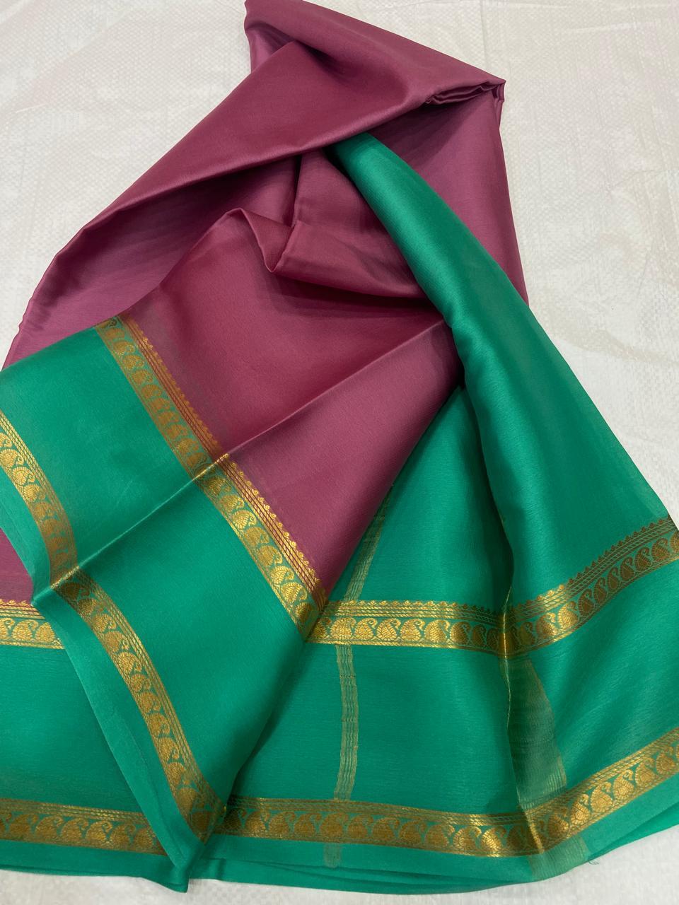 Pure Mysore silk 65 counts sarees
