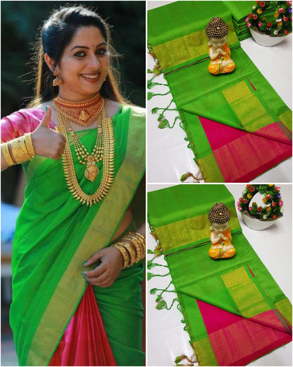 Tripura silk Langa Voni Sarees
