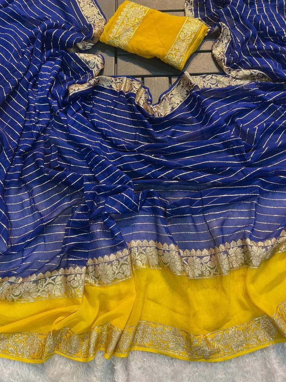 Soft viscose georgette sarees