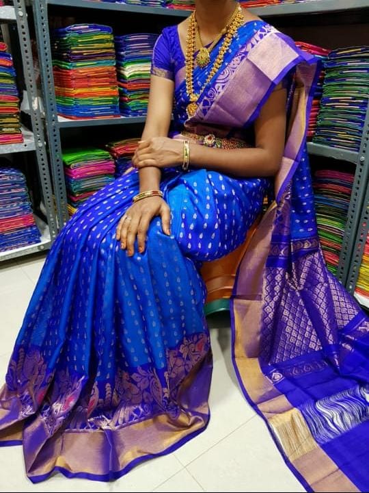 Uppada silk Anchulatha border sarees