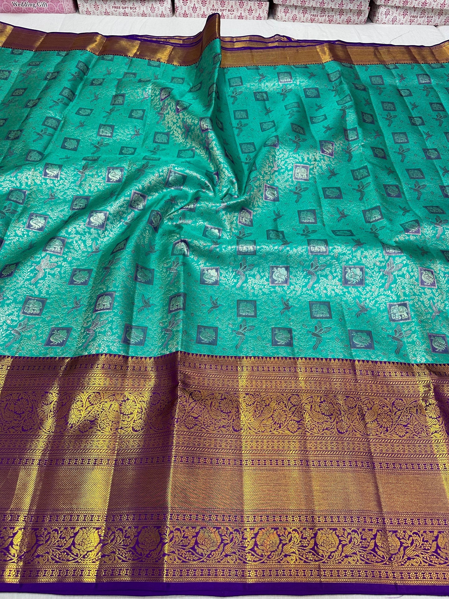 Pure kanchipuram bridal silk sarees