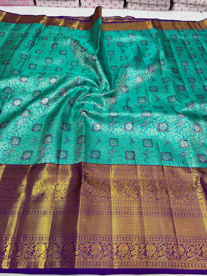 Pure kanchipuram bridal silk sarees