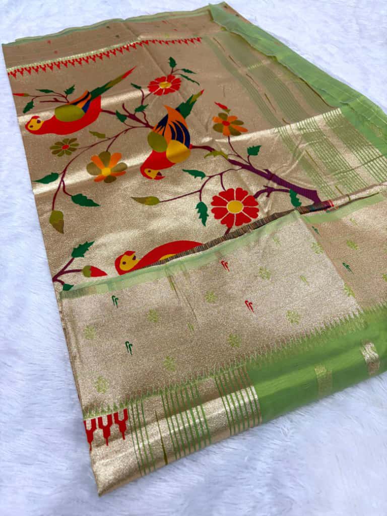 Organza tissue silk sarees