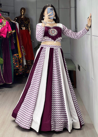 Pure Rayon Cotton lehenga set